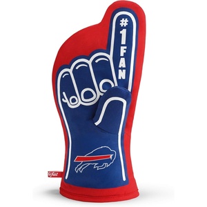 image:imageYouTheFan NFL OfficiallyLicensed Oven Mitt  Heat Resistant 100 Cotton Patented Design Great for Indoors or Outdoors on the Grill  Official Team Colors and LogoBuffalo Bills
