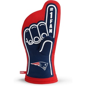 image:imageYouTheFan NFL OfficiallyLicensed Oven Mitt  Heat Resistant 100 Cotton Patented Design Great for Indoors or Outdoors on the Grill  Official Team Colors and LogoNew England Patriots