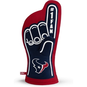 image:imageYouTheFan NFL OfficiallyLicensed Oven Mitt  Heat Resistant 100 Cotton Patented Design Great for Indoors or Outdoors on the Grill  Official Team Colors and LogoHouston Texans