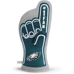 image:imageYouTheFan NFL OfficiallyLicensed Oven Mitt  Heat Resistant 100 Cotton Patented Design Great for Indoors or Outdoors on the Grill  Official Team Colors and LogoPhiladelphia Eagles