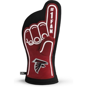 image:imageYouTheFan NFL OfficiallyLicensed Oven Mitt  Heat Resistant 100 Cotton Patented Design Great for Indoors or Outdoors on the Grill  Official Team Colors and LogoAtlanta Falcons