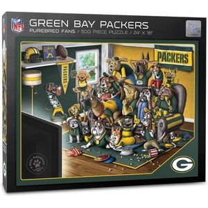 image:imageYouTheFan NFL Purebred Fans 500pc Puzzle  A Real NailbiterGreen Bay Packers