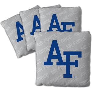 image:imageYouTheFan OfficiallyLicensed NCAA Set of 4 Cornhole Bags  All Weather Regulation 6 x 6 Size  16oz Weight  Designed in USAAir Force Academy  Grey