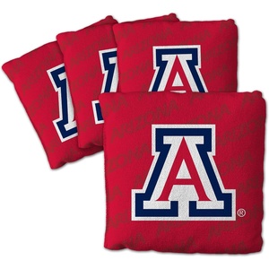 image:imageYouTheFan OfficiallyLicensed NCAA Set of 4 Cornhole Bags  All Weather Regulation 6 x 6 Size  16oz Weight  Designed in USAArizona Wildcats  Red