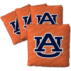 image:imageYouTheFan OfficiallyLicensed NCAA Set of 4 Cornhole Bags  All Weather Regulation 6 x 6 Size  16oz Weight  Designed in USAAuburn Tigers  Orange