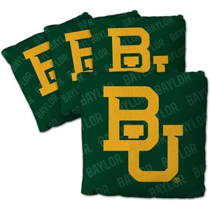 image:imageYouTheFan OfficiallyLicensed NCAA Set of 4 Cornhole Bags  All Weather Regulation 6 x 6 Size  16oz Weight  Designed in USABaylor Bears  Green