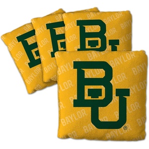 image:imageYouTheFan OfficiallyLicensed NCAA Set of 4 Cornhole Bags  All Weather Regulation 6 x 6 Size  16oz Weight  Designed in USABaylor Bears  Yellow