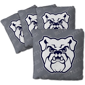 image:imageYouTheFan OfficiallyLicensed NCAA Set of 4 Cornhole Bags  All Weather Regulation 6 x 6 Size  16oz Weight  Designed in USAButler Bulldogs  Grey