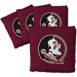 image:imageYouTheFan OfficiallyLicensed NCAA Set of 4 Cornhole Bags  All Weather Regulation 6 x 6 Size  16oz Weight  Designed in USAFlorida State Seminoles  Maroon