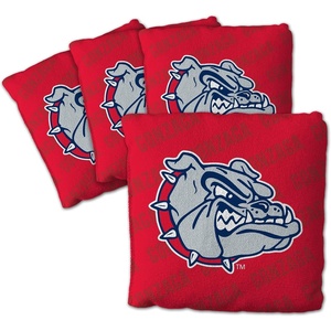 image:imageYouTheFan OfficiallyLicensed NCAA Set of 4 Cornhole Bags  All Weather Regulation 6 x 6 Size  16oz Weight  Designed in USAGonzaga Bulldogs  Red