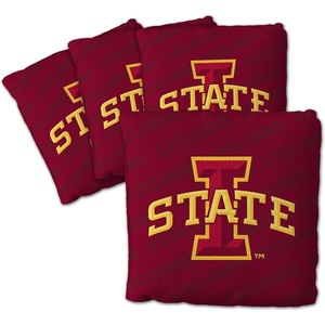 image:imageYouTheFan OfficiallyLicensed NCAA Set of 4 Cornhole Bags  All Weather Regulation 6 x 6 Size  16oz Weight  Designed in USAIowa State Cyclones  Maroon