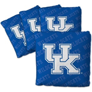 image:imageYouTheFan OfficiallyLicensed NCAA Set of 4 Cornhole Bags  All Weather Regulation 6 x 6 Size  16oz Weight  Designed in USAKentucky Wildcats  Blue