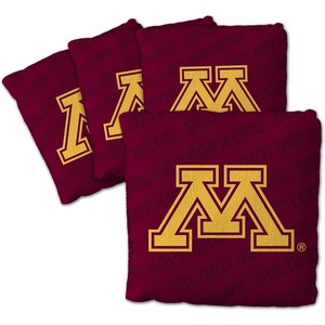 image:imageYouTheFan OfficiallyLicensed NCAA Set of 4 Cornhole Bags  All Weather Regulation 6 x 6 Size  16oz Weight  Designed in USAMinnesota Golden Gophers  Maroon