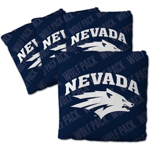 image:imageYouTheFan OfficiallyLicensed NCAA Set of 4 Cornhole Bags  All Weather Regulation 6 x 6 Size  16oz Weight  Designed in USANevada Wolf Pack  Blue