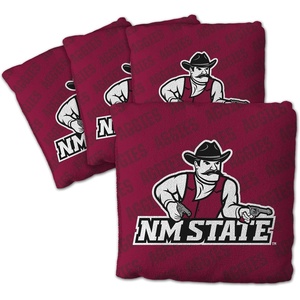 image:imageYouTheFan OfficiallyLicensed NCAA Set of 4 Cornhole Bags  All Weather Regulation 6 x 6 Size  16oz Weight  Designed in USANew Mexico St  Maroon