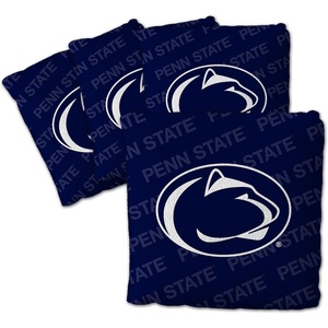 image:imageYouTheFan OfficiallyLicensed NCAA Set of 4 Cornhole Bags  All Weather Regulation 6 x 6 Size  16oz Weight  Designed in USAPenn State Nittany Lions  Blue