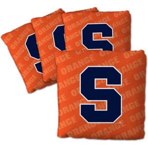 image:imageYouTheFan OfficiallyLicensed NCAA Set of 4 Cornhole Bags  All Weather Regulation 6 x 6 Size  16oz Weight  Designed in USASyracuse Orange  Orange