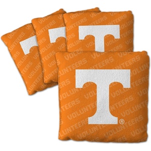 image:imageYouTheFan OfficiallyLicensed NCAA Set of 4 Cornhole Bags  All Weather Regulation 6 x 6 Size  16oz Weight  Designed in USATennessee Volunteers  Orange