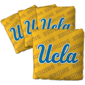image:imageYouTheFan OfficiallyLicensed NCAA Set of 4 Cornhole Bags  All Weather Regulation 6 x 6 Size  16oz Weight  Designed in USAUCLA Bruins  Yellow