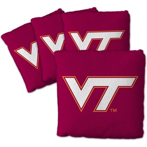 image:imageYouTheFan OfficiallyLicensed NCAA Set of 4 Cornhole Bags  All Weather Regulation 6 x 6 Size  16oz Weight  Designed in USAVirginia Tech Hokies  Maroon
