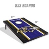 image:imageYouTheFan NFL 2 x 3 Portable Cornhole Game with Logo BagsBaltimore Ravens