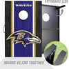 image:imageYouTheFan NFL 2 x 3 Portable Cornhole Game with Logo BagsBaltimore Ravens