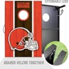 image:imageYouTheFan NFL 2 x 3 Portable Cornhole Game with Logo BagsCleveland Browns