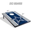 image:imageYouTheFan NFL 2 x 3 Portable Cornhole Game with Logo BagsDallas Cowboys