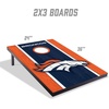 image:imageYouTheFan NFL 2 x 3 Portable Cornhole Game with Logo BagsDenver Broncos