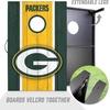image:imageYouTheFan NFL 2 x 3 Portable Cornhole Game with Logo BagsGreen Bay Packers