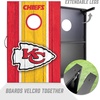 image:imageYouTheFan NFL 2 x 3 Portable Cornhole Game with Logo BagsKansas City Chiefs