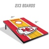 image:imageYouTheFan NFL 2 x 3 Portable Cornhole Game with Logo BagsKansas City Chiefs