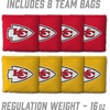 image:imageYouTheFan NFL 2 x 3 Portable Cornhole Game with Logo BagsKansas City Chiefs