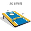 image:imageYouTheFan NFL 2 x 3 Portable Cornhole Game with Logo BagsLos Angeles Chargers