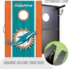 image:imageYouTheFan NFL 2 x 3 Portable Cornhole Game with Logo BagsMiami Dolphins