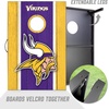 image:imageYouTheFan NFL 2 x 3 Portable Cornhole Game with Logo BagsMinnesota Vikings