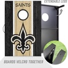 image:imageYouTheFan NFL 2 x 3 Portable Cornhole Game with Logo BagsNew Orleans Saints