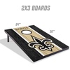 image:imageYouTheFan NFL 2 x 3 Portable Cornhole Game with Logo BagsNew Orleans Saints