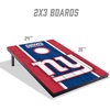 image:imageYouTheFan NFL 2 x 3 Portable Cornhole Game with Logo BagsNew York Giants