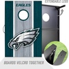 image:imageYouTheFan NFL 2 x 3 Portable Cornhole Game with Logo BagsPhiladelphia Eagles