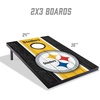 image:imageYouTheFan NFL 2 x 3 Portable Cornhole Game with Logo BagsPittsburgh Steelers