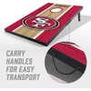 image:imageYouTheFan NFL 2 x 3 Portable Cornhole Game with Logo BagsSan Francisco 49ers