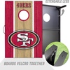 image:imageYouTheFan NFL 2 x 3 Portable Cornhole Game with Logo BagsSan Francisco 49ers
