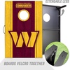 image:imageYouTheFan NFL 2 x 3 Portable Cornhole Game with Logo BagsWashington Commanders