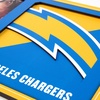 image:imageYouTheFan NFL 3D Logo Picture FrameLos Angeles Chargers
