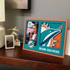 image:imageYouTheFan NFL 3D Logo Picture FrameMiami Dolphins