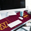 image:imageYouTheFan NFL OfficiallyLicensed Logo Series Desk Pad SMU  Water and Stain Resistant HeavyDuty NonSlip Rubber Backing  fits Under Mouse Computer and Keyboard12 x 315