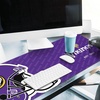 image:imageYouTheFan NFL OfficiallyLicensed Logo Series Desk Pad SMU  Water and Stain Resistant HeavyDuty NonSlip Rubber Backing  fits Under Mouse Computer and Keyboard12 x 315