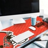 image:imageYouTheFan NFL OfficiallyLicensed Logo Series Desk Pad SMU  Water and Stain Resistant HeavyDuty NonSlip Rubber Backing  fits Under Mouse Computer and Keyboard12 x 315