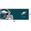 image:imageYouTheFan NFL OfficiallyLicensed Logo Series Desk Pad SMU  Water and Stain Resistant HeavyDuty NonSlip Rubber Backing  fits Under Mouse Computer and KeyboardOne Size